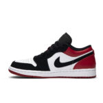 NIKE AIR JORDAN 1 LOW BLACK TOE