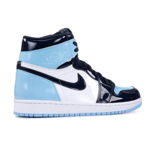 NIKE AIR JORDAN 1 RETRO HIGH UNC PATENT NIKE AIR JORDAN 1 RETRO HIGH UNC PATENT