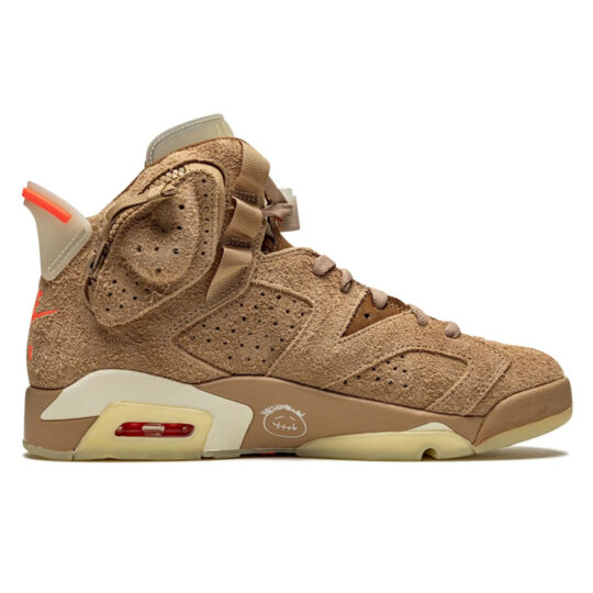NIKE AIR JORDAN 6 RETRO TRAVIS SCOTT BRITISH KHAKI NIKE AIR JORDAN 6 RETRO TRAVIS SCOTT BRITISH KHAKI