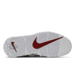 NIKE AIR MORE UPTEMPO WHITE VARSITY RED OUTLINE