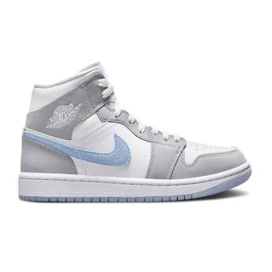 Nike Air Jordan 1 Mid Grey Blue Nike Air Jordan 1 Mid Grey Blue